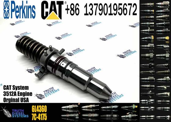 Diesel Engine Injector 4P9075 7E6408 4P9077 9Y3773 7C4148 6L4357 6L4355 6L4360 0R-8338 For Caterpillar C3512A Common Rail
