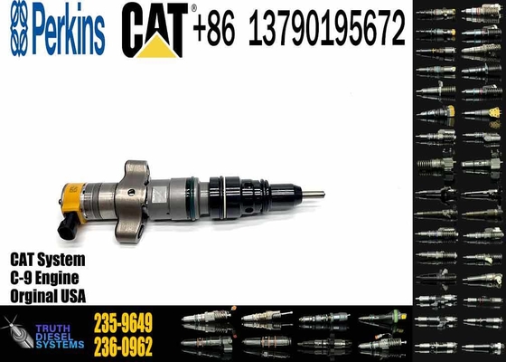 235-9649 Fuel Injector 235-9649 Excavator Parts Injector 553-2592 328-2577 387-9437 20r-9433 235-5261 For Cat C9 Engine