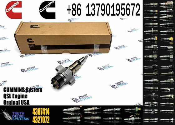 High Quality Diesel Engine Injector 4327072 4307414 Fuel Injector Model 430-7414 for QSL Excavator QSL9.3 ISCE Engine 6L