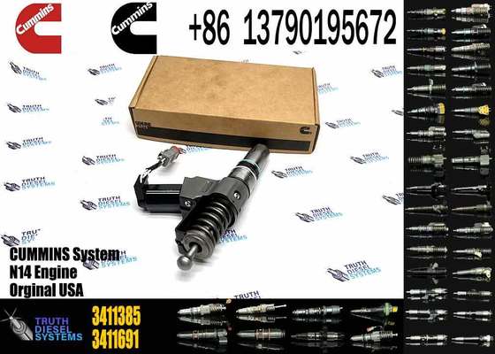 DSGENUINE High Performance N14 diesel Engine Fuel Injector Common Rail Injector 3411385 3411767