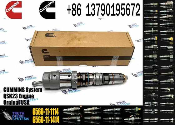 XF Parts PC1250-7 Excavator Diesel Fuel Injector Assy 6560-11-1114 6560111114 408843100
