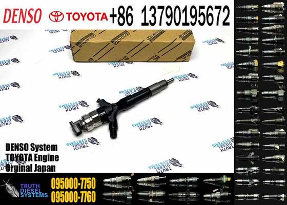 Common Rail Injector 095000-7750 23670-39276 Diesel Fuel Injector for Denso Toyota Hilux Hiace