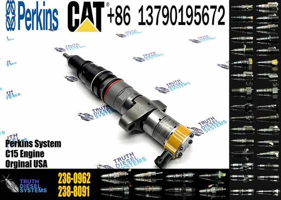 Common Rail Fuel Injector 236-0962 2360962 10R-7224 10R7224 for Caterpillar E330C 330C C-9 Engine