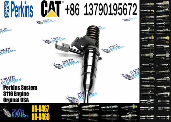 New Diesel Engine Injector Set for Ca-terpillar C3116 Common Rail Including 0R-3580 0R-0471 0R-8467 9Y-4982 127-8220 107-7734