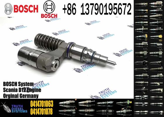 Genuine Unit Diesel Fuel Injector 0414701038, 0414701039, 0414701063 For SCANIA R500 1548472, 1766553, 1539350