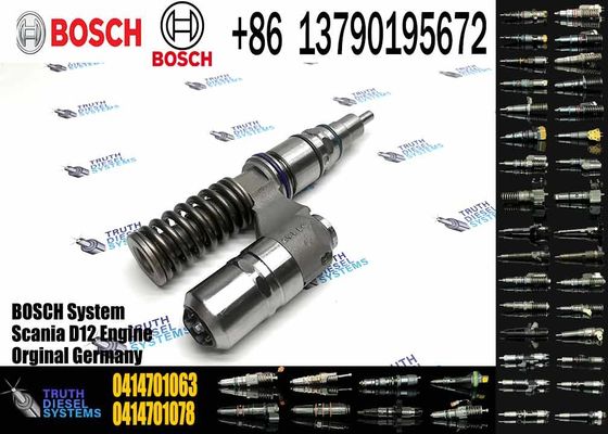 Genuine Unit Diesel Fuel Injector 0414701038, 0414701039, 0414701063 For SCANIA R500 1548472, 1766553, 1539350