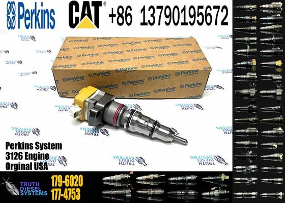 Excavator Engine parts Fule Injetor 179-6020 153-5938 20R-4148 20R-0758 232-1171 10R-1267 for 3412E 3408 Fuel Injector