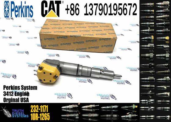Excavator Engine parts Fule Injetor 232-1171 10R-1267 232-1183 10R-1266 4CR01974 for 3412E 3408 Fuel Injector