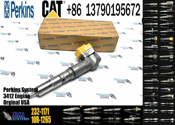 Excavator Engine parts Fule Injetor 232-1171 10R-1267 232-1183 10R-1266 4CR01974 for 3412E 3408 Fuel Injector