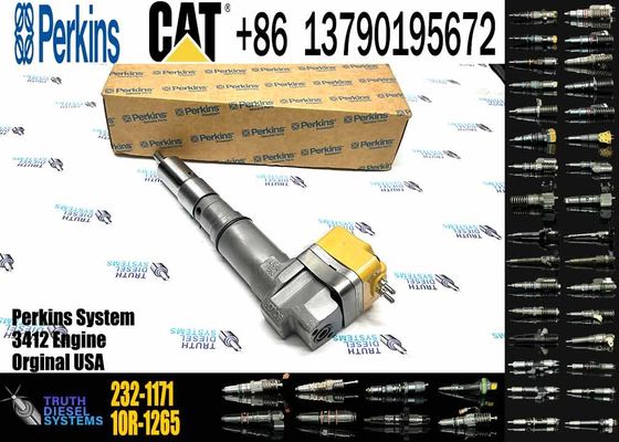 Excavator Engine parts Fule Injetor 232-1171 10R-1267 232-1183 10R-1266 4CR01974 for 3412E 3408 Fuel Injector