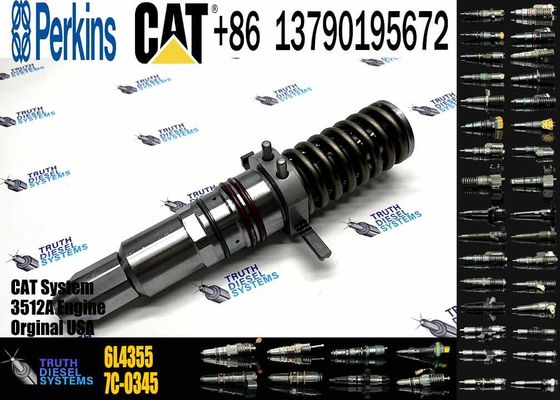 Diesel Engine Injector 4P9076 4P9077 7C4148 6L4355 0R-8338 10R-1252 For Caterpillar C3512A Common Rail