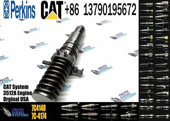 Diesel Engine Injector 4P9076 4P9077 7C4148 6L4355 0R-8338 10R-1252 For Caterpillar C3512A Common Rail