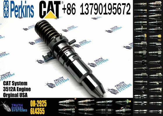 Construction Machinery Parts Common Rail Diesel Fuel Injectors 4P-9077 0R-2925 4P-9076 0R-2921 4P-9075 0R-3051 7E-6408 0R-3052