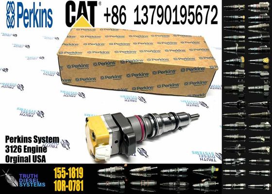 Excavator Spare Parts 222-5966 191-3005 155-1819 Diesel Fuel Injector 2225966 1913005 1551819 For CAT Excavator 3126B Engine