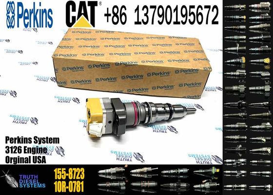 Excavator Spare Parts 222-5966 191-3005 155-1819 Diesel Fuel Injector 2225966 1913005 1551819 For CAT Excavator 3126B Engine