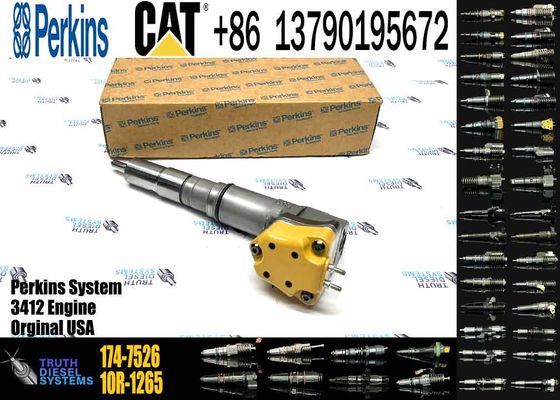 Fuel Injector 174-7526 For Caterpillar CAT Engine 3408E 3412 Truck AD45 AD40 AE40 69D 769D Tractor 651E