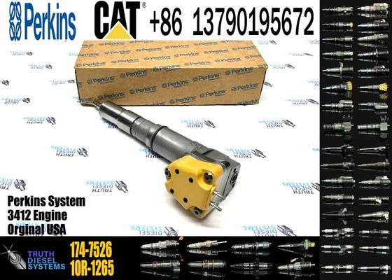 Fuel Injector 174-7526 For Caterpillar CAT Engine 3408E 3412 Truck AD45 AD40 AE40 69D 769D Tractor 651E