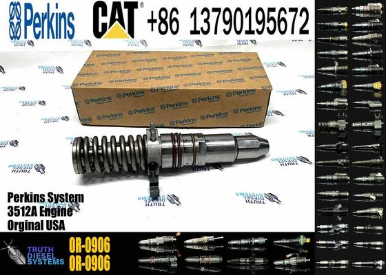 Fuel Injector 4P-9075 0R-3051 0R-0906 Common Rail Fuel Injector for Caterpillar Machinery 3512 3516 3508 Diesel Engine Parts
