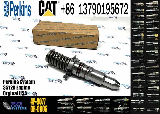 Construction Machinery Parts 4P-9077 0R-2925 Common Rail Fuel Injector 7E3383 for Caterpillar 3508 3512 3516 Excavator Engine