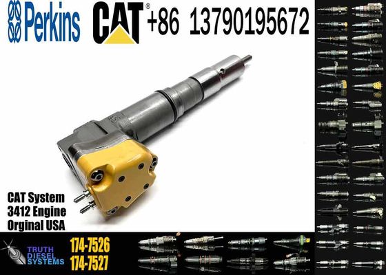 Fuel Injector 1747526 174-7526 20R0758 Compatible with Caterpillar CAT 3408 3412E Diesel Engine Truck AD40 AD45 AE40