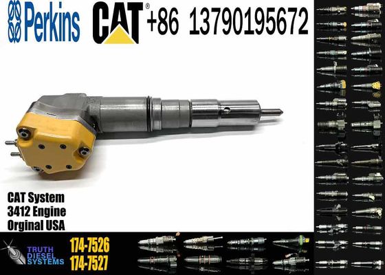 Fuel Injector 1747526 174-7526 20R0758 Compatible with Caterpillar CAT 3408 3412E Diesel Engine Truck AD40 AD45 AE40