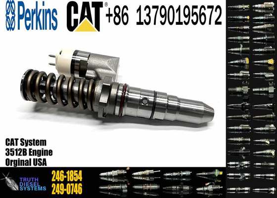 246-1854 2461854 Diesel Fuel Injector for Caterpillar CAT 3508C 3512C 10R-7238 Common Rail Injection Valves