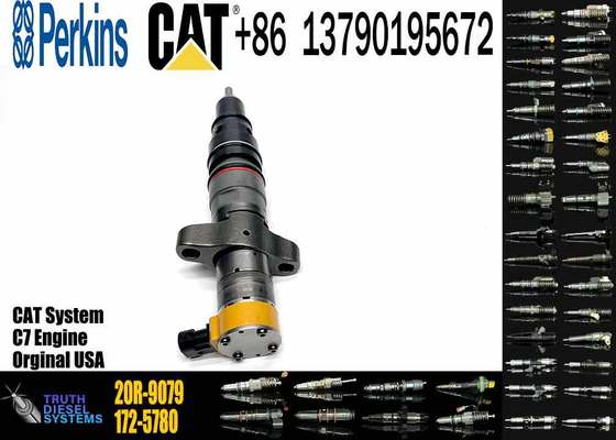 Gouda New 324D 325D 329D Excavator C7 Diesel Engine Fuel Injector 20R-9079 557-7627 5577627 for CAT