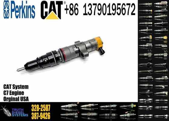 For CAT Fuel Injector 328-2587 328-2586 New Condition 238-8901 for C7 Engine for E320D and E330D Excavator Diesel Fuel