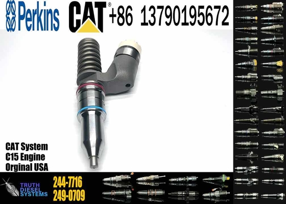 C15 Fuel Injector 244-7716 C15 Diesel Engine Common Rail Fuel Injector 235-1402 2351402 2447716 for Caterpillar C15 Engine
