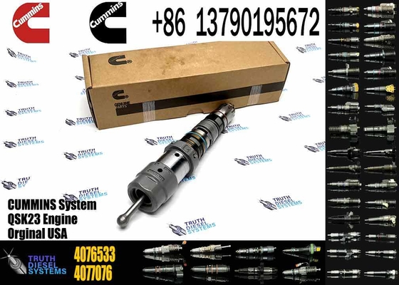 High Quality Excavator Parts Common Rail Fuel Injector 4326781 4076533 for Cummins Engine QSK45 QSK60 Injector 4326781 4076533