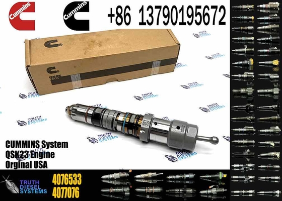 High Quality Excavator Parts Common Rail Fuel Injector 4326781 4076533 for Cummins Engine QSK45 QSK60 Injector 4326781 4076533