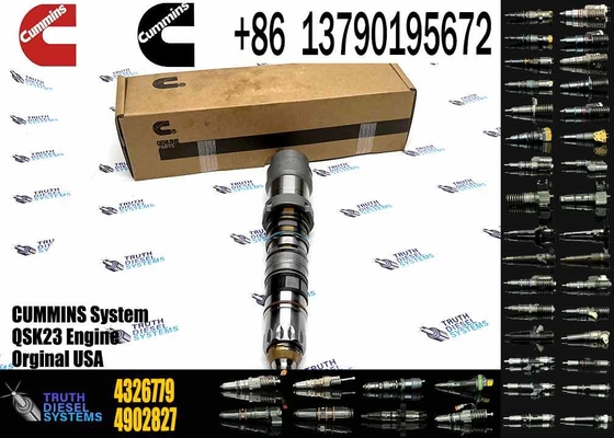 4928260 for Cummins Truck Diesel Common Rail Fuel Injector Auto Engine Parts 4317224 4326779 4902827 QSX15 ISX15