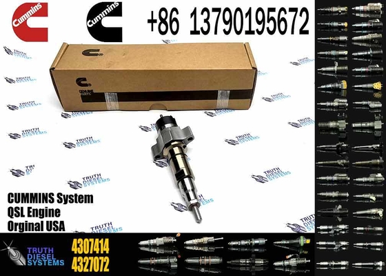High Quality Diesel Engine Injector 4327072 4307414 Fuel Injector Model 430-7414 for QSL Excavator QSL9.3 ISCE Engine 6L
