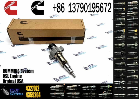 High Quality Diesel Engine Injector 4327072 4307414 Fuel Injector Model 430-7414 for QSL Excavator QSL9.3 ISCE Engine 6L