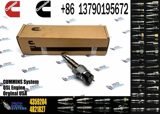 Cummins QSC8.3 QSL9.3 QSL9.5 Diesel Engine Parts Fuel Injector 4359204 4921827 435-9204 C4359204 Excavator Spare Parts