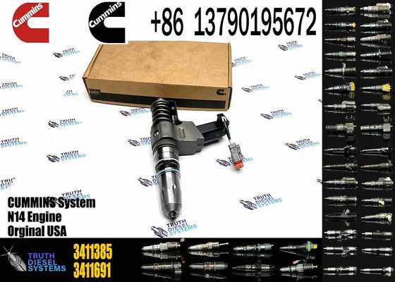 DSGENUINE High Performance N14 diesel Engine Fuel Injector Common Rail Injector 3411385 3411767
