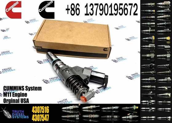 New Condition Common Rail Diesel Fuel Injector 4307516 3411761 3411845 4307547 for M11 Excavator QSM11 ISM11 M11