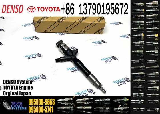 Diesel Fuel Injector 095000-5663 23670-30050 2367030050 for Toyota 1AD-FTV 2AD-FTV