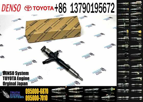 095000-6870 23670-39155 Diesel Fuel Injector for Toyota Landcruiser Prado 3.0 D Daihatsu Delta 1KD-FTV Diesel Engine
