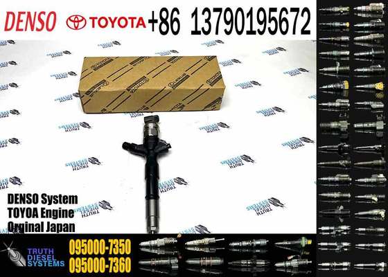 New Diesel Fuel Common Rail Injector 095000-7350 23670-30210 for 1KD-FTV D-4D PRADO J120 EURO 3 3.0D Engine