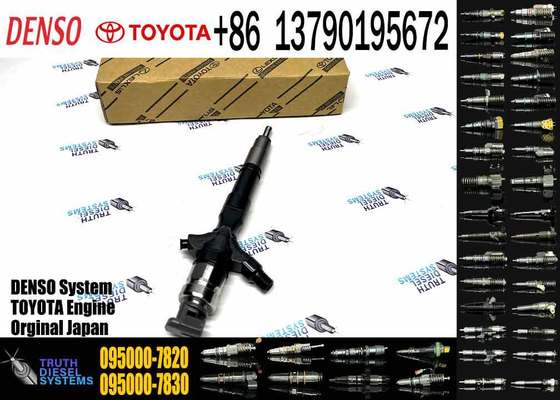 Common rail injector 095000-7820 Common rail injector 095000 7820 23670-30265 is applicable to electronic Toyota injector