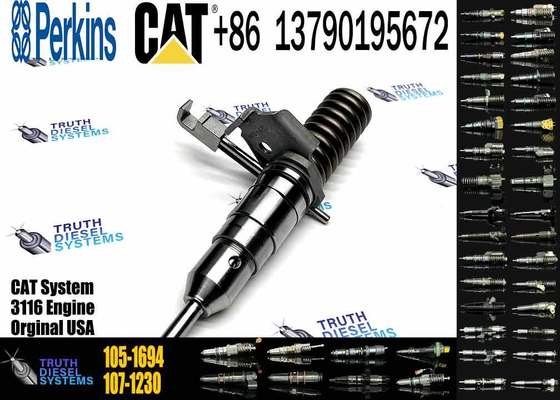 High Quality Common Rail Fuel Injector 102-7038 105-1694 107-1230 for Caterpillar Sprayer Excavator 3116