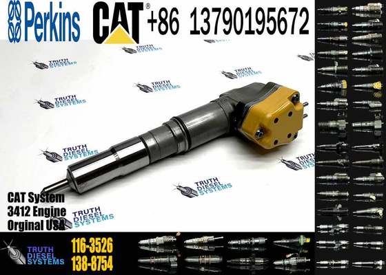Diesel Engine Parts Fuel Injector 174-7526 1747526 174-7527 111-7916 59-0835 159-0836 for Excavator Loader 990 3408 3412 5110B 116-3526