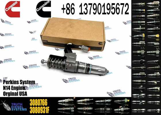 For N14/QSN14 Series Fuel Injector Assembly 3080766 3083622 6 Month Warranty Paper/Wooden Box Construction Machinery