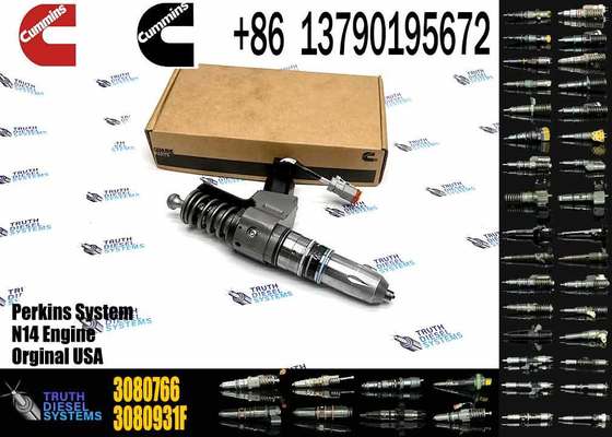 For N14/QSN14 Series Fuel Injector Assembly 3080766 3083622 6 Month Warranty Paper/Wooden Box Construction Machinery