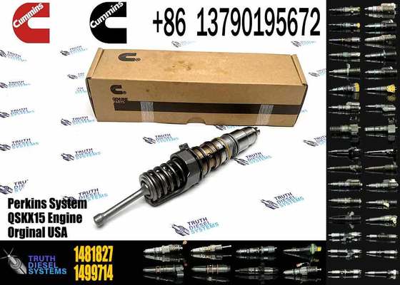 Cummins 1464994 1481827 Injector for Cummins ISX15 QSX15 Series Engine Injector Assembly Construction Machinery Components