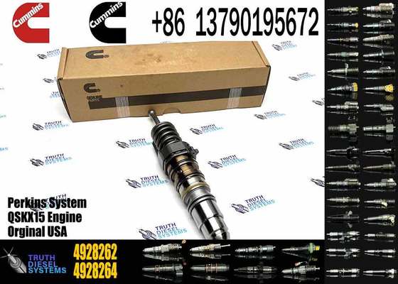 New Construction Machinery Parts Fuel Injector for QSKX15 Diesel Engine OEM 4928262 4384260 Stainless Steel 1 Year Warranty