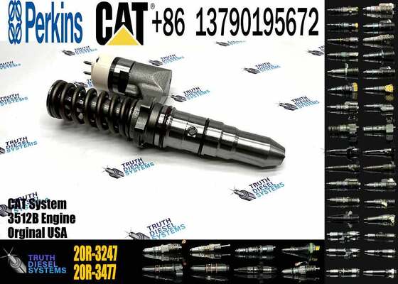 Excavator Parts 392-0225 Fuel Injector 3920225 20R-3247 20R3247 for CAT 3508B 3512B 3516B 3512C 3516C