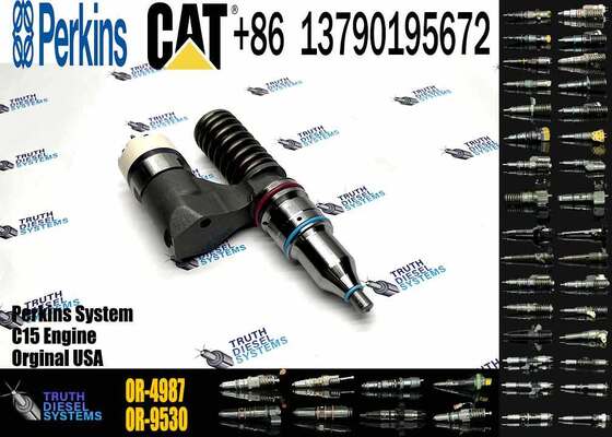 Excavator Parts Diesel C12 Engine Injector 208-9160 0R-9595 1OR-1814 OR-4987 161-1785 New Stainless Steel Injector for Excavator