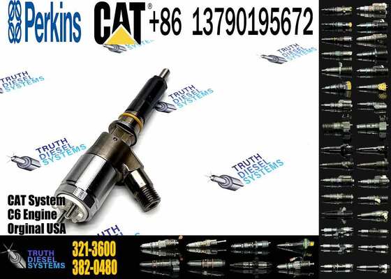 New Diesel Common Rail Injector 2645A745 321-3600 10-R7938 Injector for Excavator 320D Engine C7 C9 C6.6